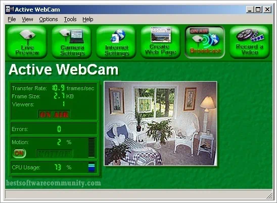 Активная веб-камера