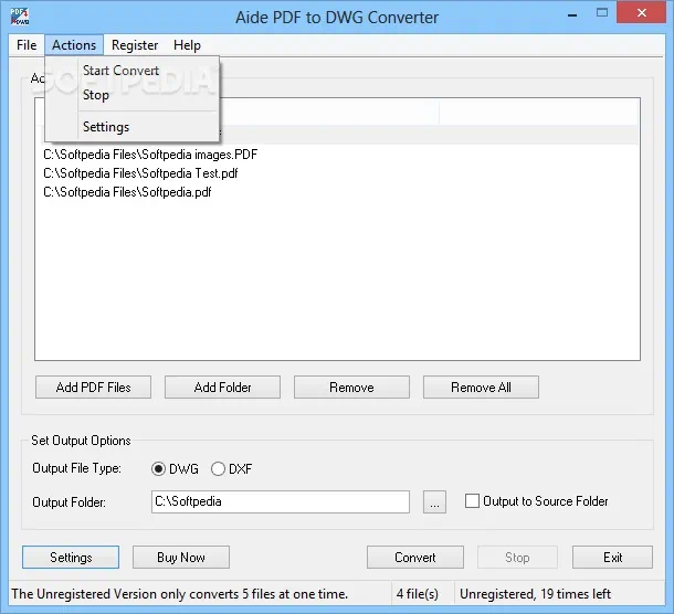Aide-PDF-to-DWG-Converter