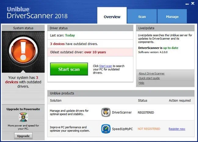 Uniblue-DriverScanner